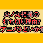 火ノ丸相撲の打ち切り理由?なぜアニメひどいか解説!