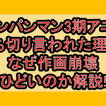 ワンパンマン3期アニメ打ち切り言われた理由?なぜ作画崩壊ひどいのか解説!