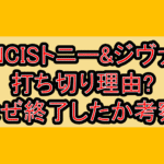 NCISトニー&ジヴァ打ち切り理由?なぜ終了したか考察!