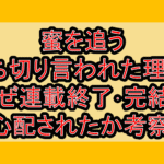 蜜を追う打ち切り言われた理由?なぜ連載終了･完結を心配されたか考察!
