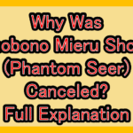 Why Was Honobono Mieru Shonen (Phantom Seer) Canceled? Full Explanation
