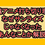 銀魂アニメ打ち切り理由!なぜサンライズじゃなくなった･あんなことか解説!